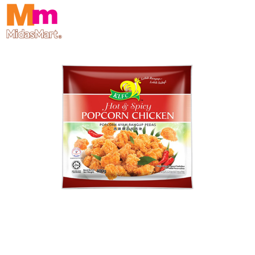KLFC HOT & SPICY CHICKEN POPCORN (400G)