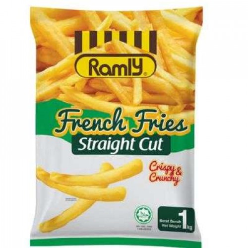 RAMLY FRENCH FRIES STRAIGHT CUT 1X1KG