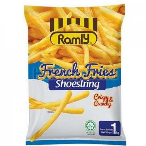 RAMLY FRENCH FRIES SHOESTRING 1X1KG