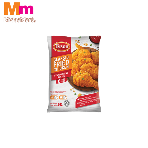 TYSON CLASSIC FRIED CHICKEN (600G)