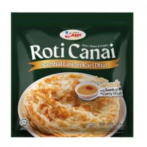 LAZAT ROTI CANAI W/SAMBAL CURRY 1X660G