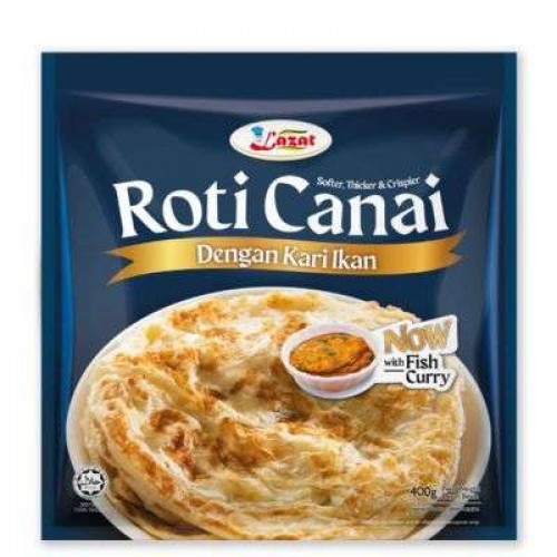 LAZAT ROTI CANAI W/FISH CURRY 1X600G