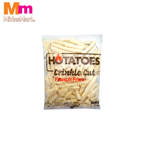 HOTATOES CRINKLE CUT FRENCH FRIES (1KG)