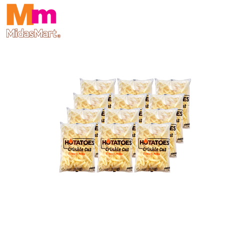 HOTATOES CRINKLE CUT FRENCH FRIES BULK PACK (12 X 1KG)