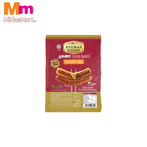AK JUMBO SMOKED CHICKEN CHEESE SAUSAGE (400G)