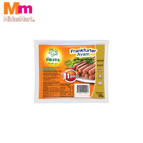 FIESTA CHICKEN FRANKFURTERS (300G)