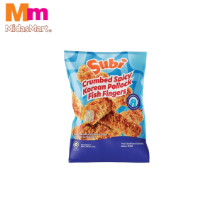SUBI SPICY CRUMBED POLLOCK FISH FINGERS (400G)