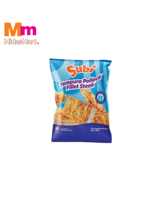 SUBI TEMPURA POLLOCK FILLET STEAKS (380G)