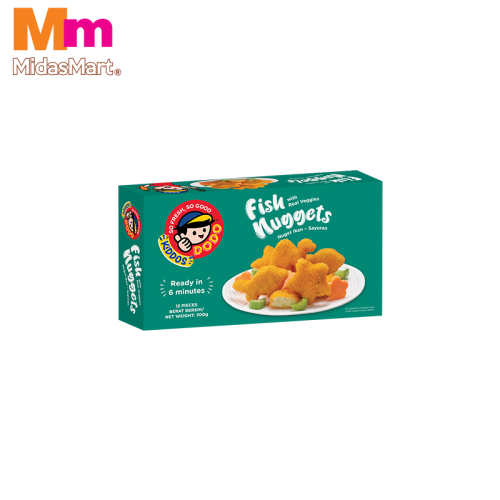 DODO KIDDOS VEGGIE FISH NUGGETS (300G)
