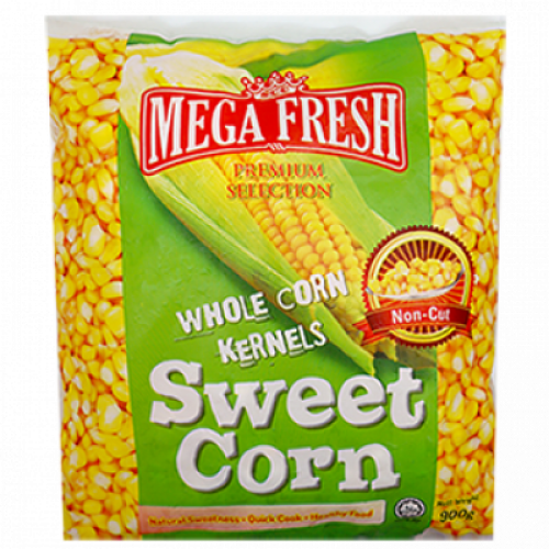 MEGA FRESH WHOLE CORN KERNELS 1X900G