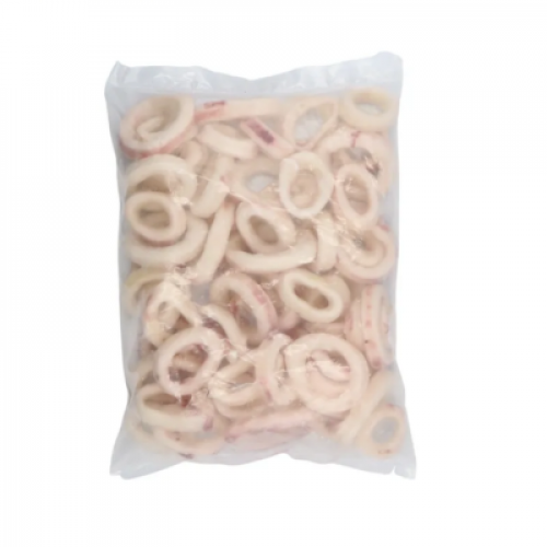 SEA FROZEN SQUID CUT RING W/SKIN 1X1KG