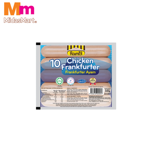 RAMLY CHICKEN FRANKFURTERS (340G)