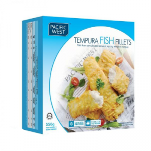 PACIFIC WEST TEMPURA FISH FILLETS 1x550G