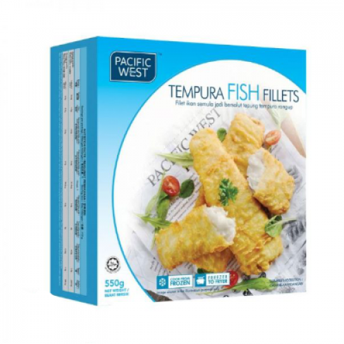 PACIFIC WEST TEMPURA FISH FILLETS 1x550G