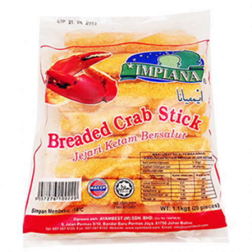 IMPIANA BREADED CRAB STICK 1 X 1.1 KG