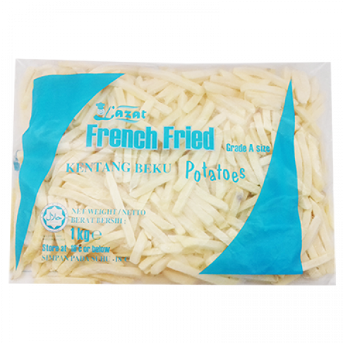 LAZAT FRENCH FRIES S/S 1 X 1KG