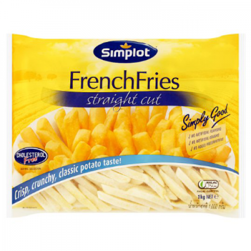 SIMPLOT ST/CUT F/FRIES 1 x 1KG   