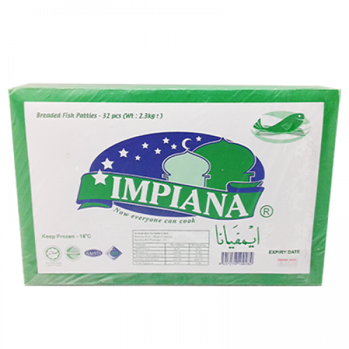 IMPIANA BREADED FISH PATTIES 1 x 2.3KG 