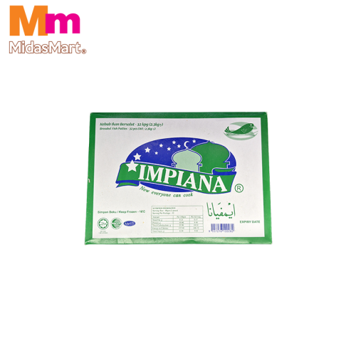 IMPIANA BREADED FISH PATTIES BULK (2.3KG)