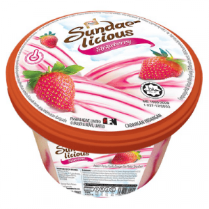 KING'S SUNDAE LICIOUS STRAWBERRY 1 x 800ML