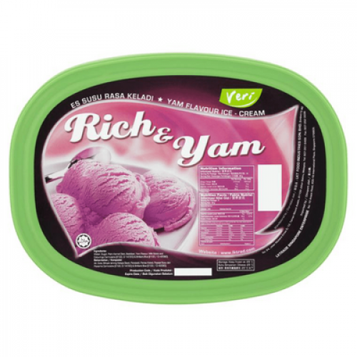 VERI ICE CREAM  YAM 1 x 1.5L