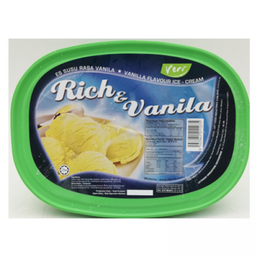 VERI ICE CREAM  VANILLA 1 x 1.5L