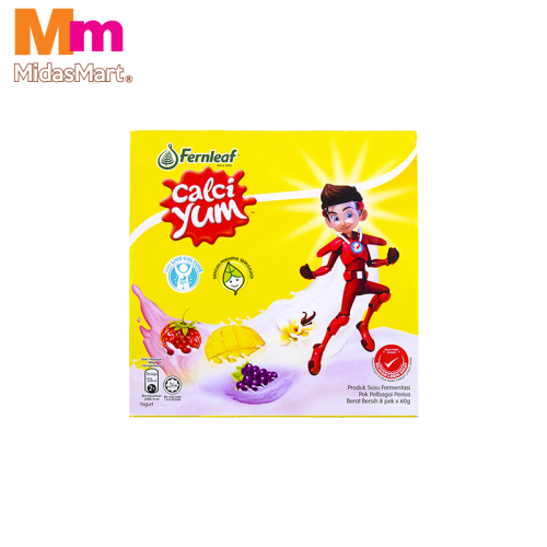 FERNLEAF CALCIYUM YOGURT ASSORTED (8S X 60G)