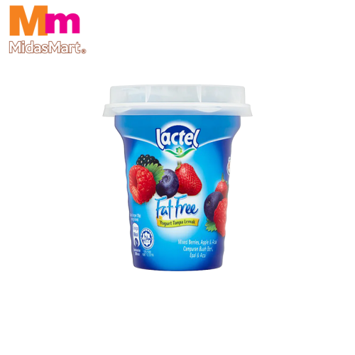 LACTEL FAT-FREE MIXED BERRY YOGURT (130G)
