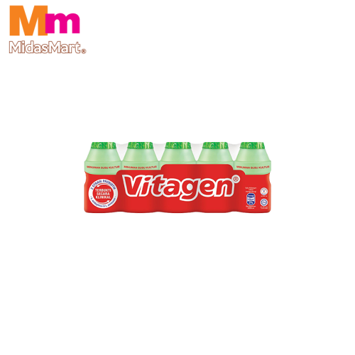 VITAGEN APPLE CULTURED MILK (5 X 125ML)