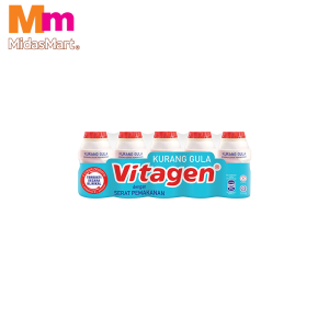 VITAGEN LESS SUGAR LB CULTURED MILK (5 X 125ML)