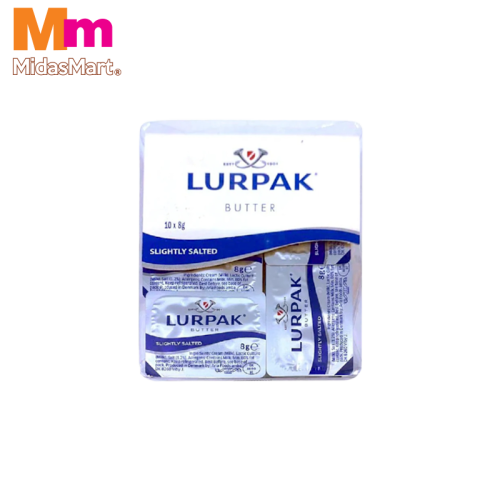 LURPAK SALTED BUTTER PORTIONS (10 X 8G)