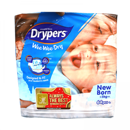 DRYPERS WEE WEE JUMBO PACK NB60 1X1PACK