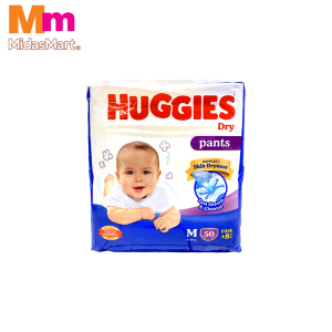 HUGGIES DRY PANTS SUPER JUMBO PACK - SIZE M (58'S)