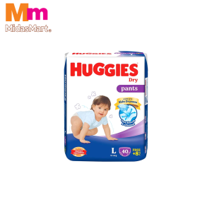 HUGGIES DRY PANTS SUPER JUMBO PACK - SIZE L (48'S)