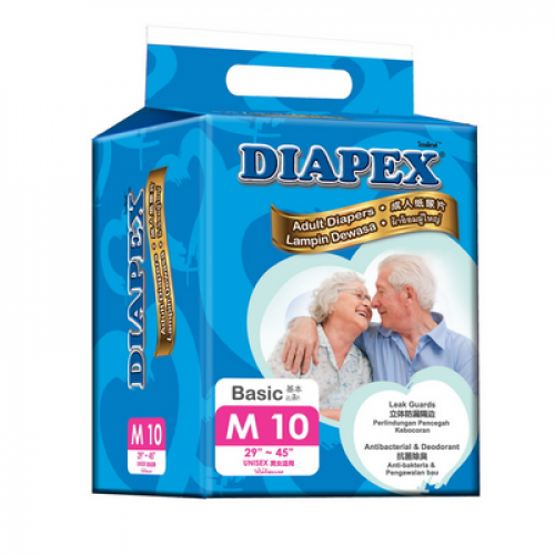 DIAPEX BASIC ADULT DIAPER M10 1X10S