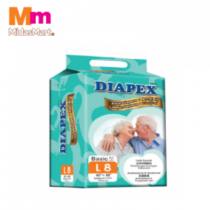 DIAPEX BASIC ADULT DIAPER L8 1X8S