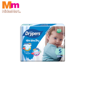 DRYPERS WEE WEE DRY MEGA PACK - SIZE S (80'S)