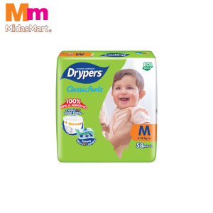 DRYPERS CLASSIC PANTZ MEGA PACK - SIZE M (58'S)