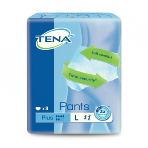 TENA PANTS PLUS L 1X8S