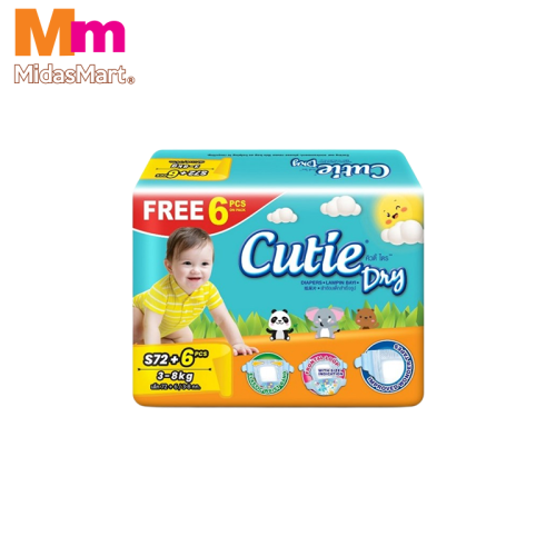 CUTIE DRY MEGA PACK - SIZE S (78'S)
