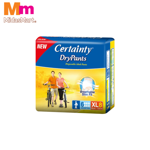 CERTAINTY DAYPANTS EXTRA LARGE (8 PIECES)
