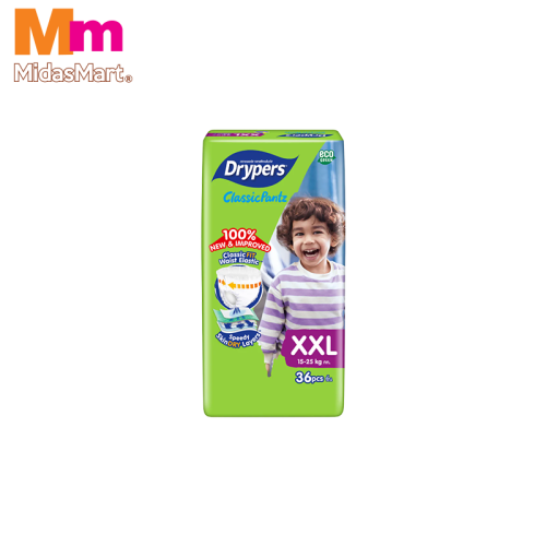 DRYPERS CLASSIC PANTZ MEGA PACK - SIZE XXL (36'S)