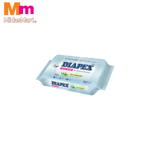 DIAPEX ADULT WIPES (50 SHEETS)