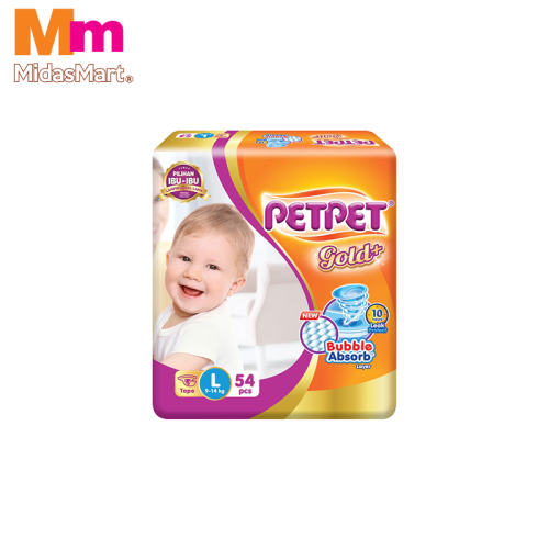 PET PET MEGA PACK - SIZE L (54'S)