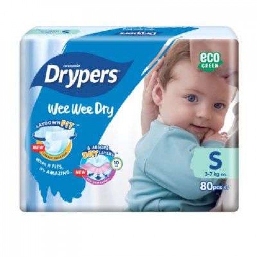 DRYPERS WEE WEE DRY MEGA NB80 1X1PACK