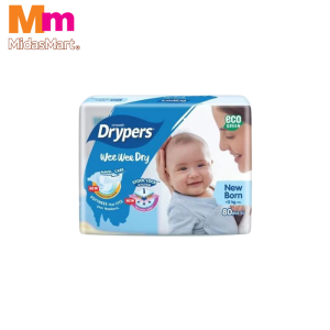 DRYPERS WEE WEE DRY MEGA PACK NEWBORN (80'S)