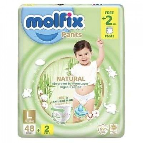 MOLFIX NATURAL PANTS JUMBO L48 1X48'S