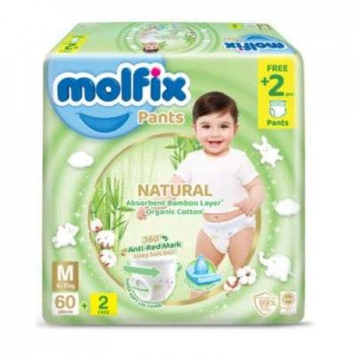 MOLFIX NATURAL PANTS JUMBO M60 1X60'S