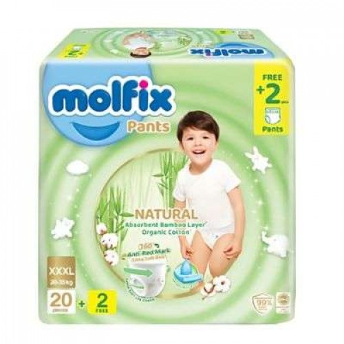 MOLFIX NATURAL PANTS JUMBO XXXL20 1X20'S