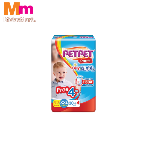 PET PET DAY & NIGHT PANTS - SIZE XXL (30+4'S)